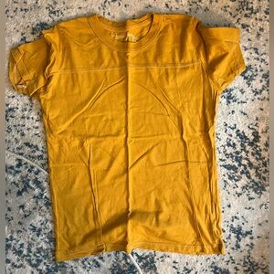 Big bud press yellow JV tee, size P